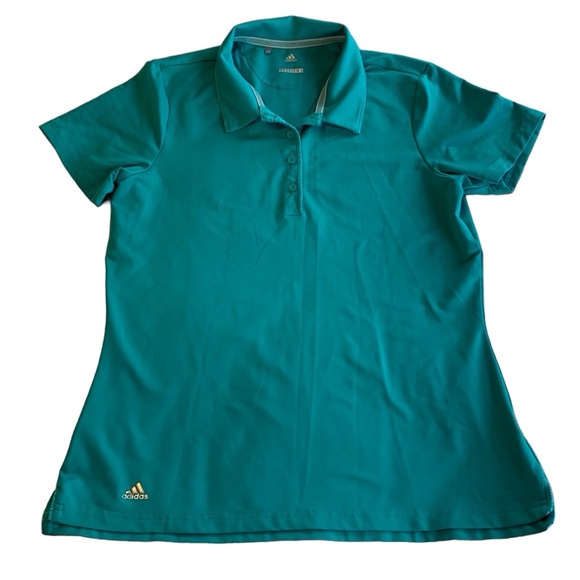 adidas Tops - Adidas Women's Golf Blue Short Sleeve Polo Shirt